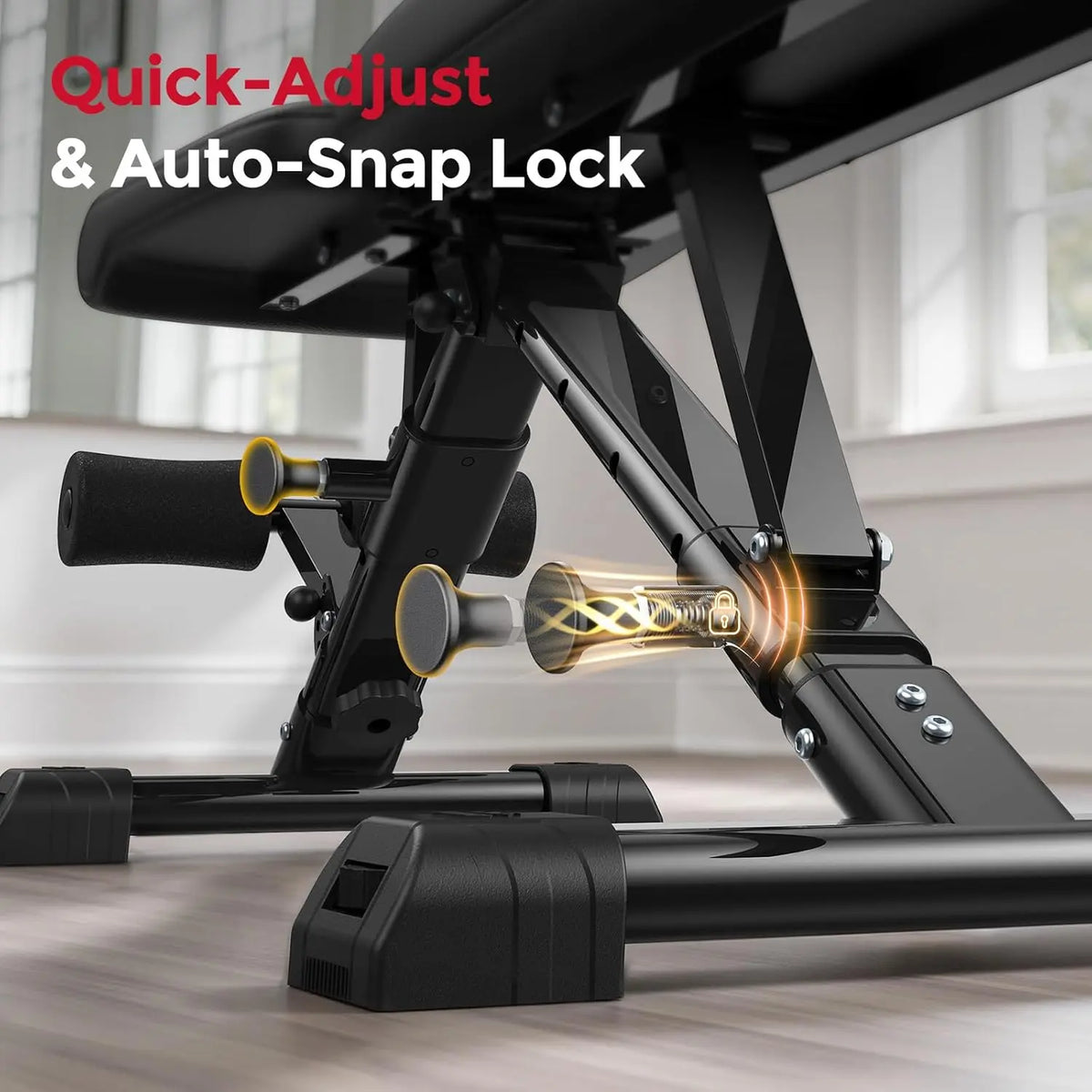 Adjustable Foldable Weight Bench for Home Gym 800 lbs Capacity