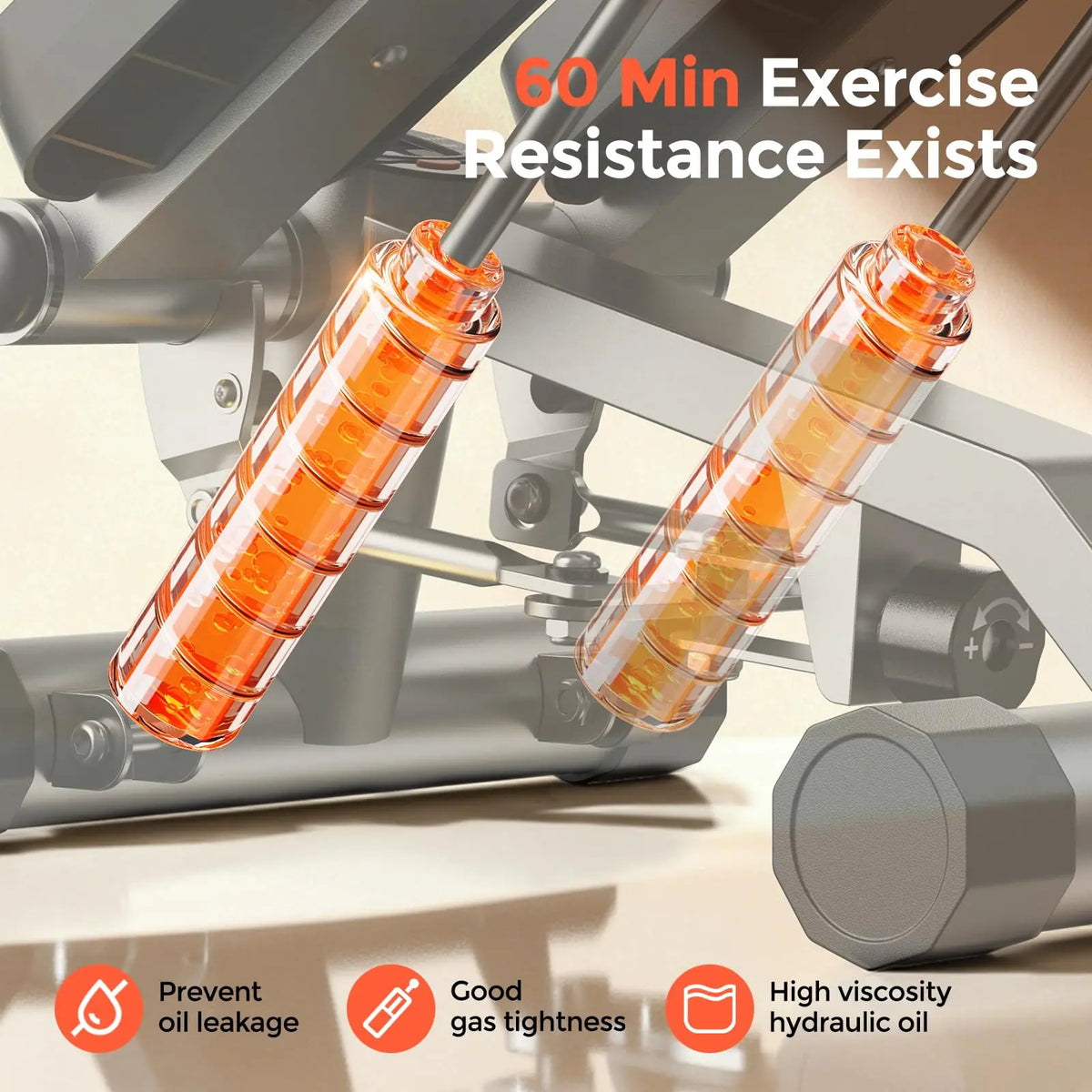 Twist Mini Stair Stepper with Resistance Bands for Full Body Workout